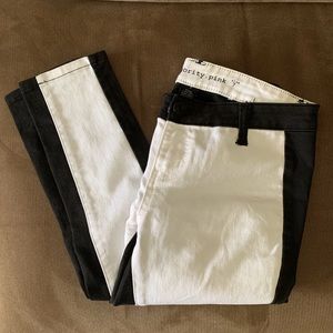 Celebrity Pink black and white skinny jeans